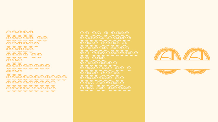 Gildemere Split Monogram Font