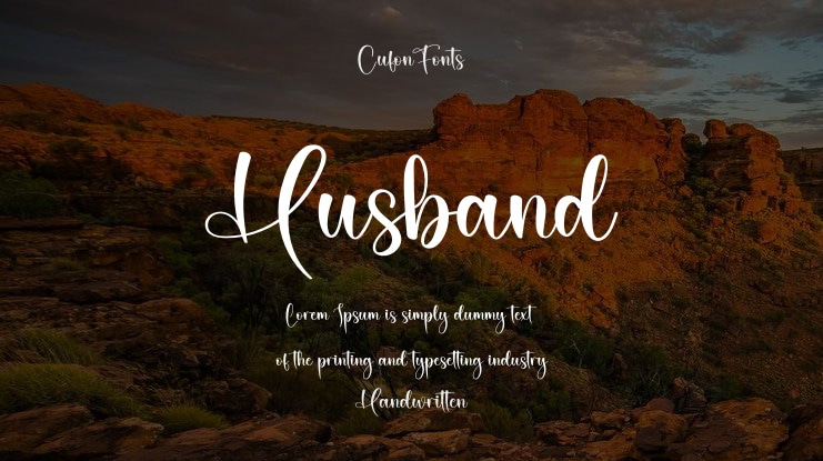 Husband Font