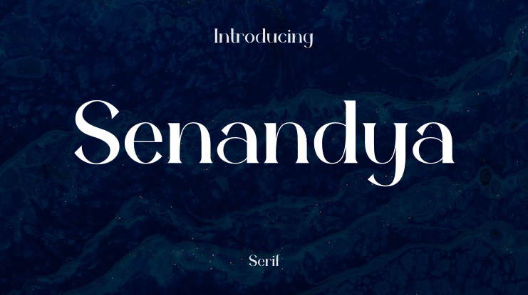 Senandya Font