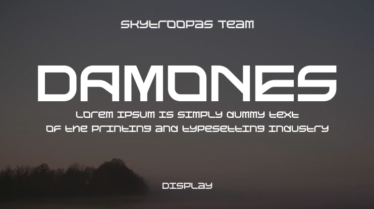 DAMONES Font