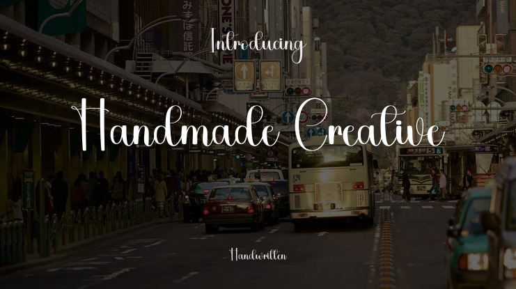 Handmade Creative Font