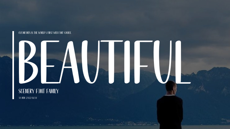 Beautiful Scenery Font