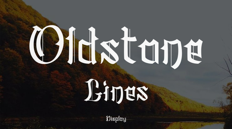 Oldstone Lines Font