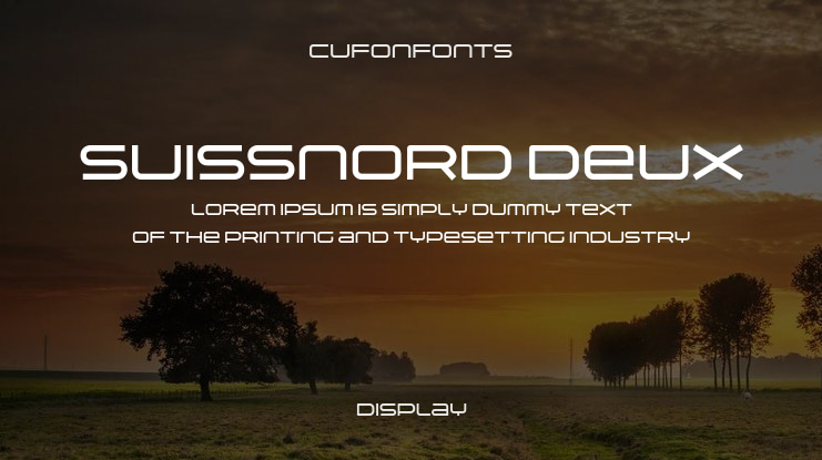 Suissnord Deux Font