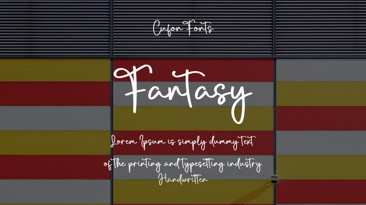 Fantasy Font