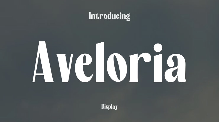 Aveloria Font