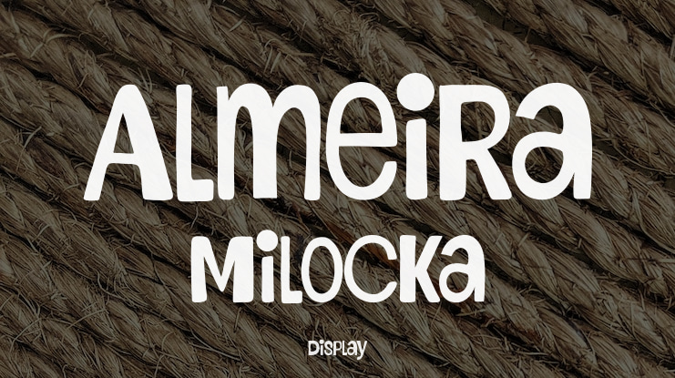 Almeira Milocka Font