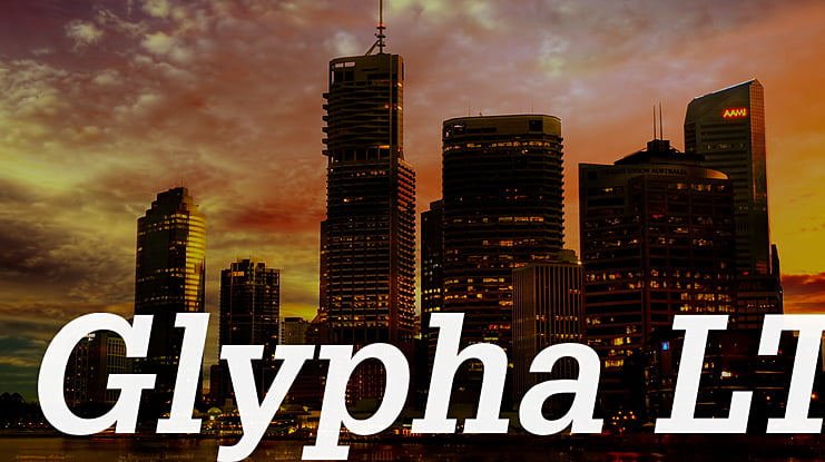 Glypha LT Font
