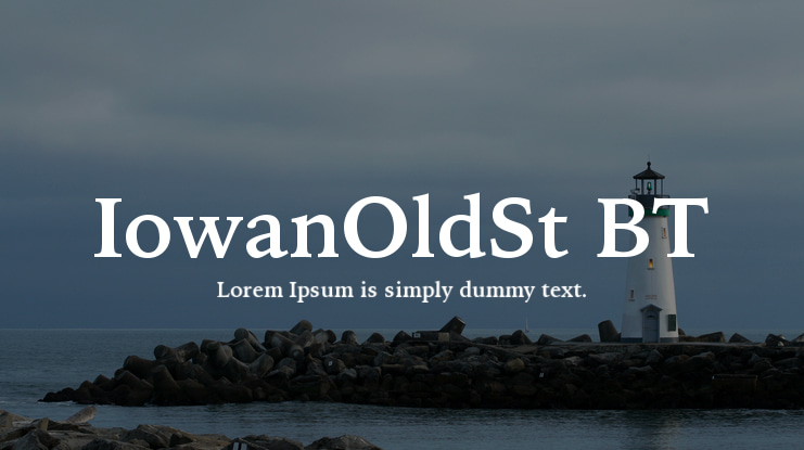 IowanOldSt BT Font Family