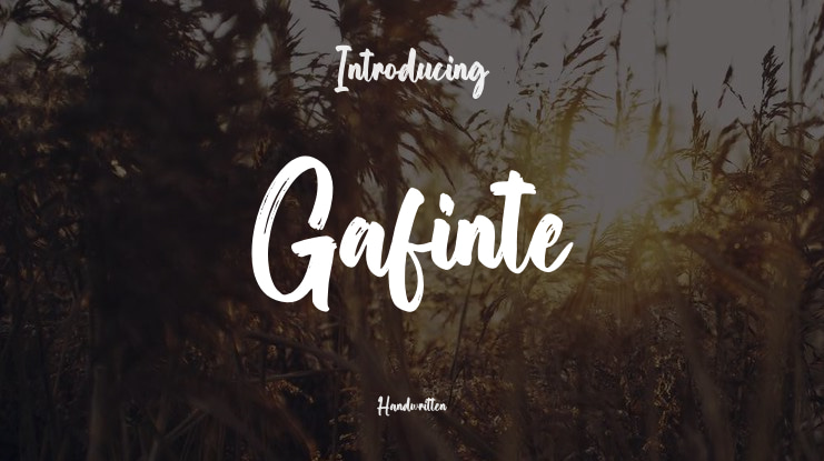 Gafinte Font