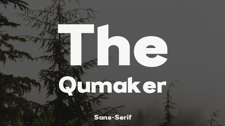 The Qumaker Font