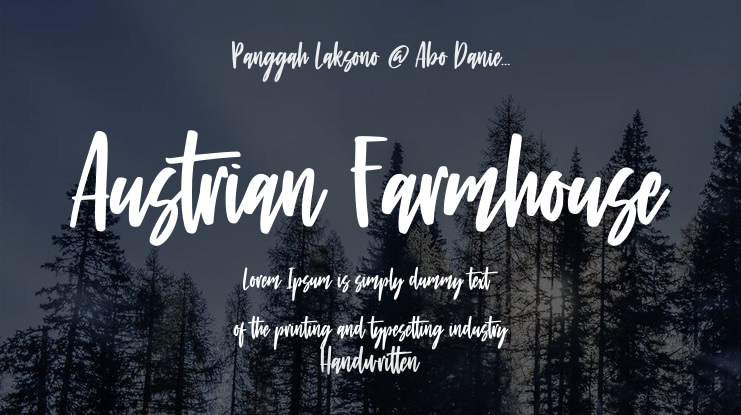 Austrian Farmhouse Font