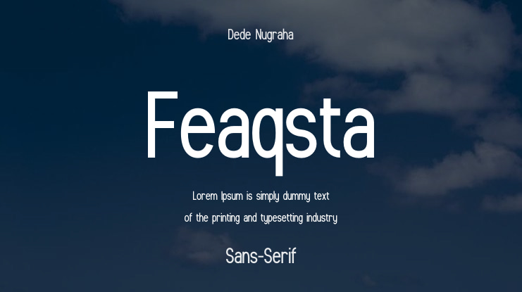 Feaqsta Font