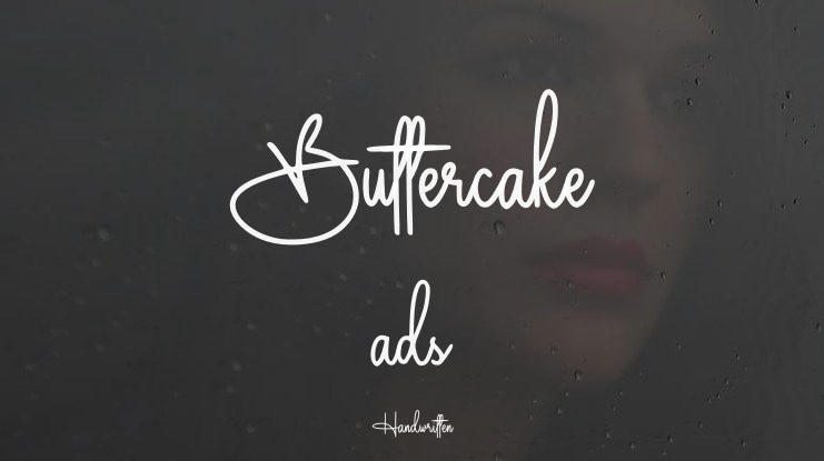 Buttercake ads Font