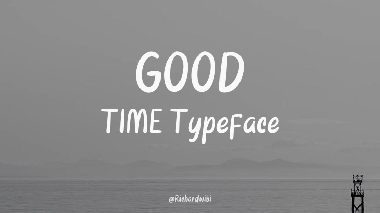 GOOD TIME Font