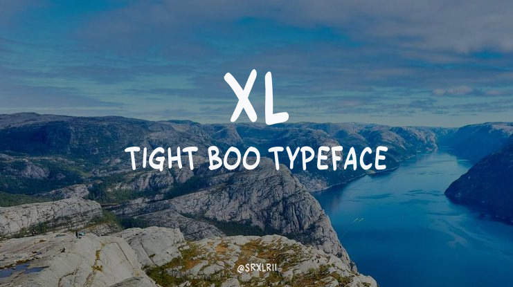 XL Tight Boo Font