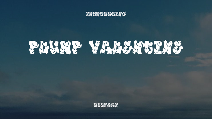 Plump Valentine Font
