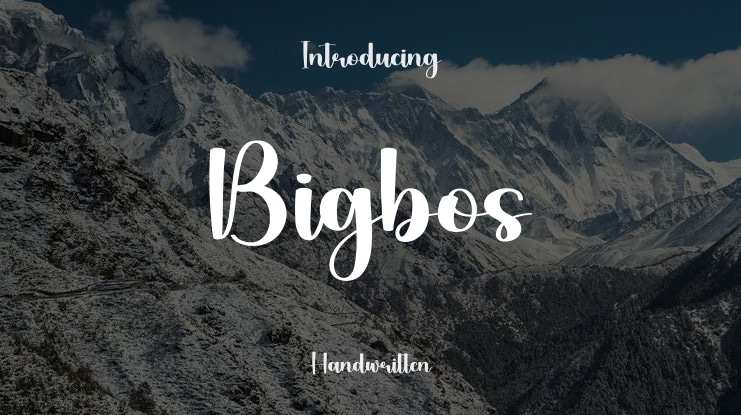 Bigbos Font