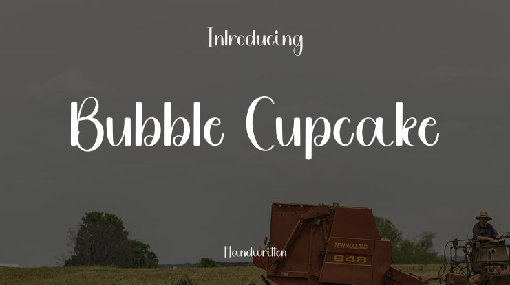 Bubble Cupcake Font
