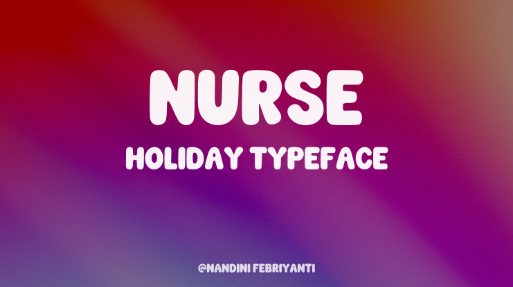 Nurse Holiday Font