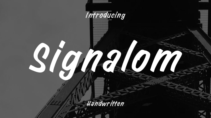 Signalom Font