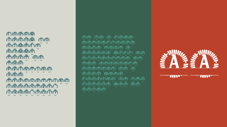 Lumille Split Monogram Font