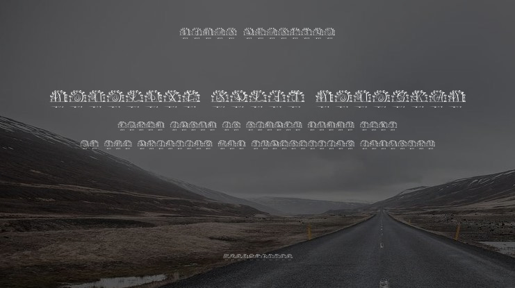 Monoluxe SPlit Monogram Font