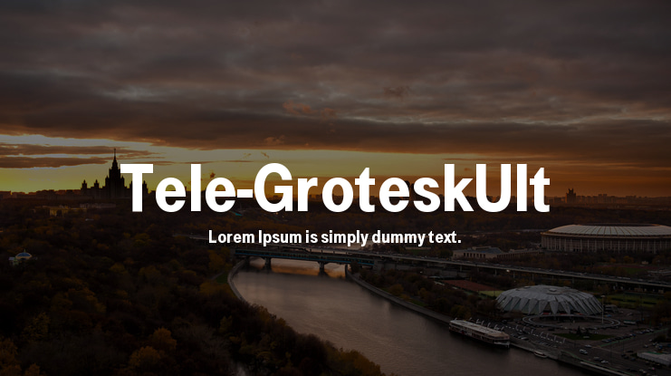 Tele-GroteskUlt Font