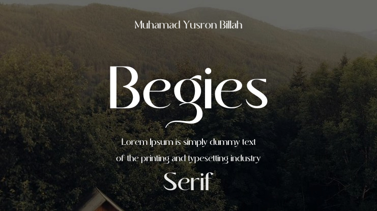 Begies Font Family