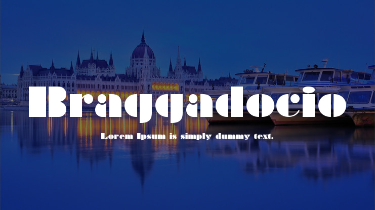 Braggadocio Font