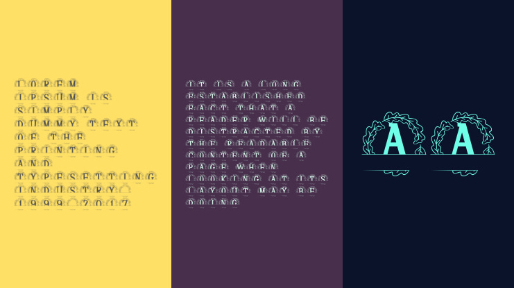 Opalineve Split Monogram Font