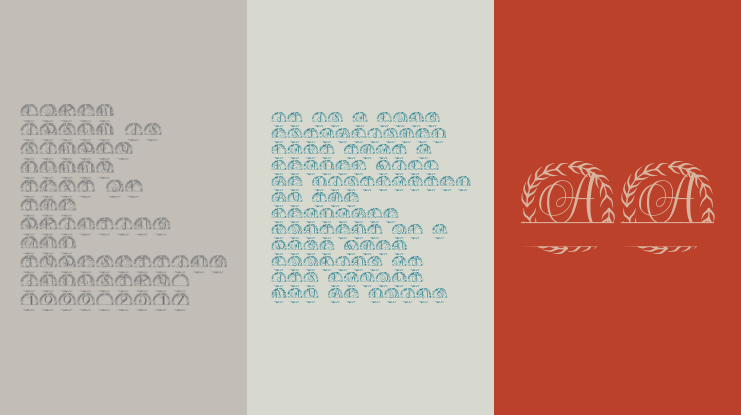 Primorion Split Monogram Font