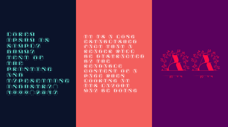 Quillcrest Split Monogram Font