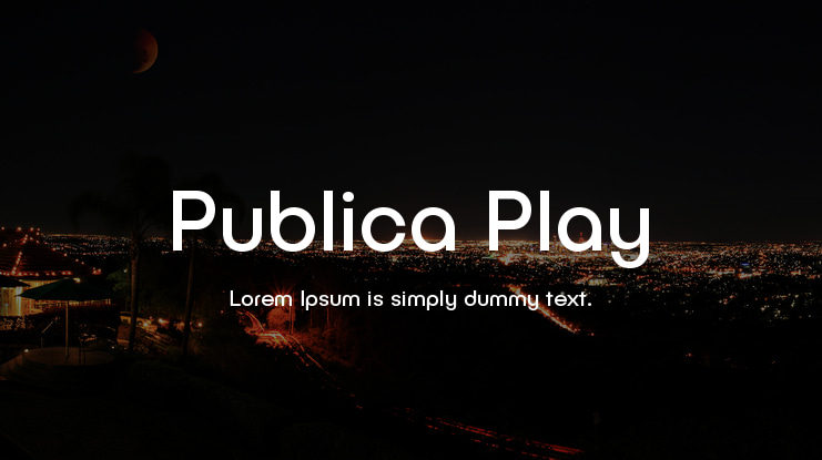 Publica Play Font