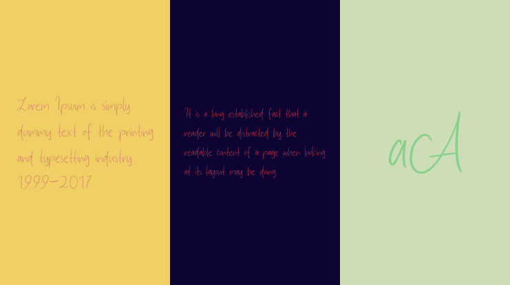 Peach Blue Font