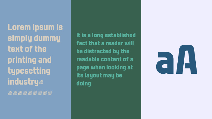 Thaber Blads Trial Font