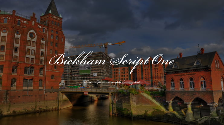 Bickham Script One Font
