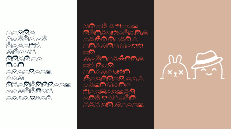 Qezbriln Line Font Family