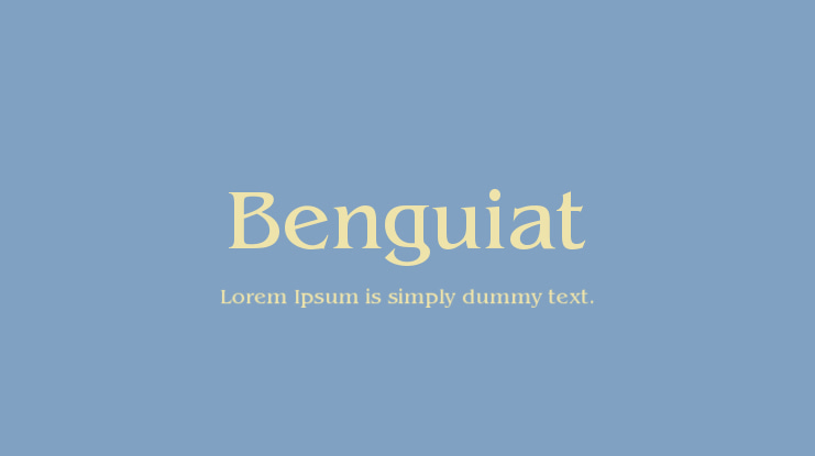 Benguiat Font