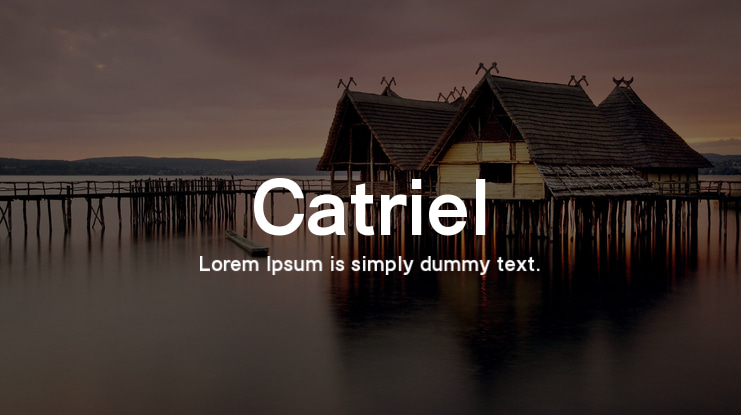 Catriel Font Family