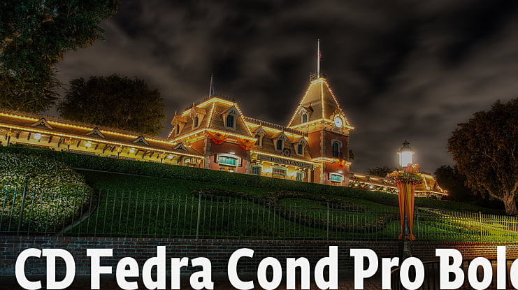 CD Fedra Cond Pro Bold Font