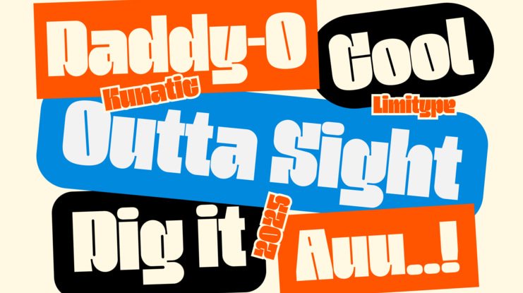 Kunatic Retro Bold Font