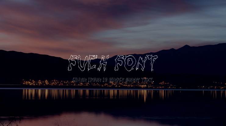 Fuck Font