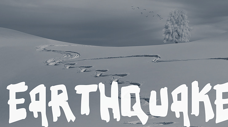 Earthquake Font