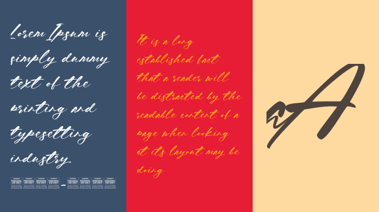 Blooming field - Non Commercial Use Font