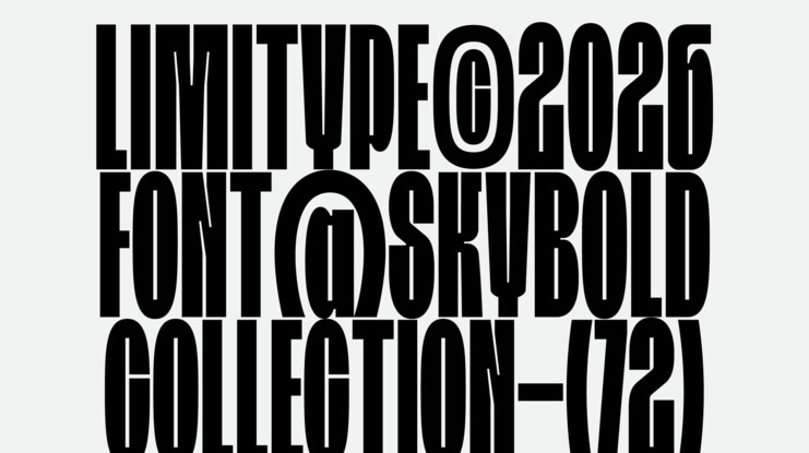 Skybold Condensed Font