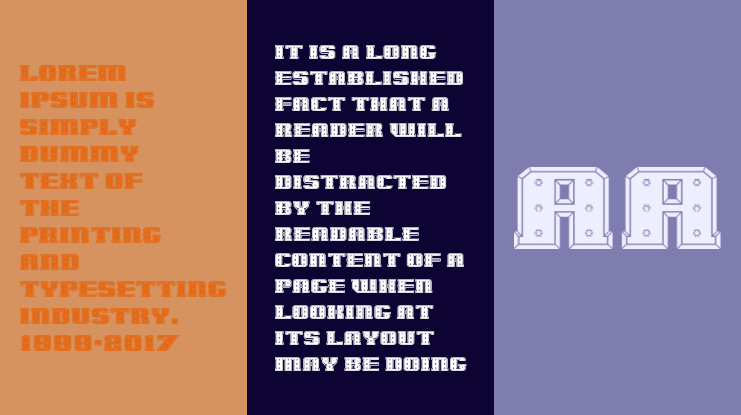 IronCladBoltedRaised Font Family