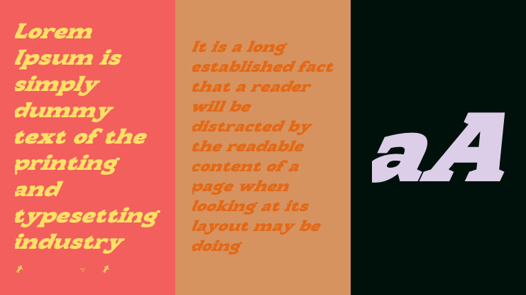 Berskal Personal Use Font