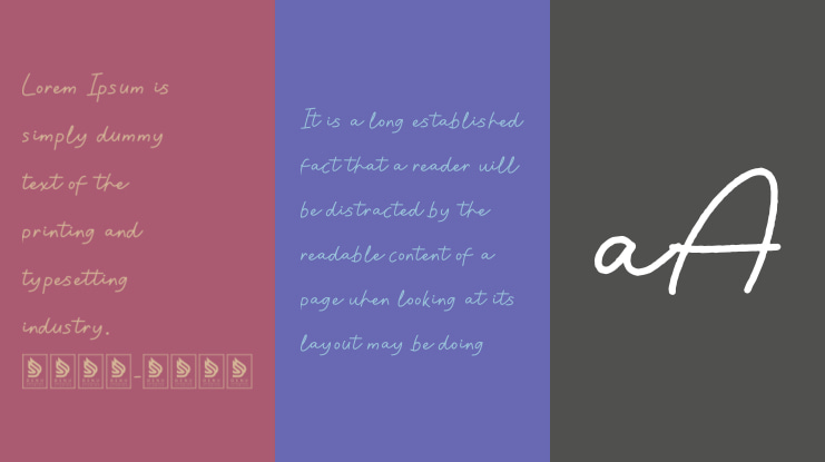 Looseform Pressure Font