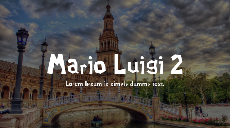 Mario Luigi 2 Font